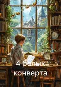 4 белых конверта