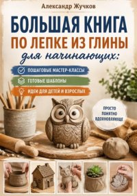 Большая книга по лепке из глины для начинающих: пошаговые мастер-классы, готовые шаблоны и идеи для детей и взрослых
